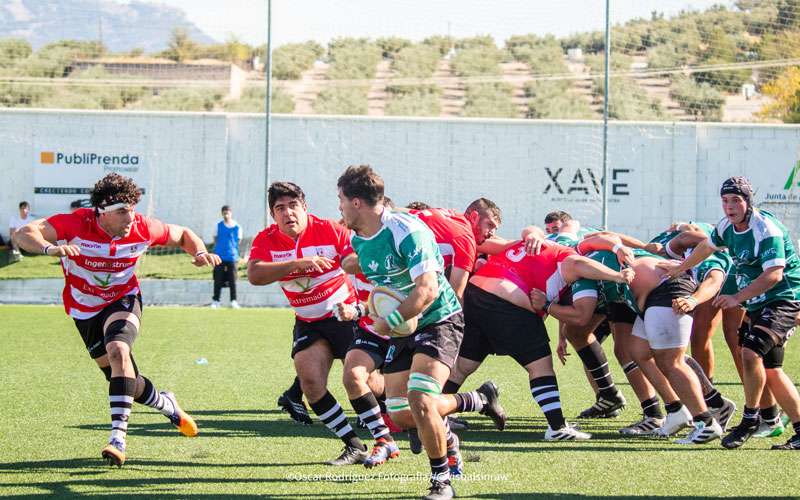 Jaén Rugby suma ante el CAR Cáceres un nuevo triunfo liguero