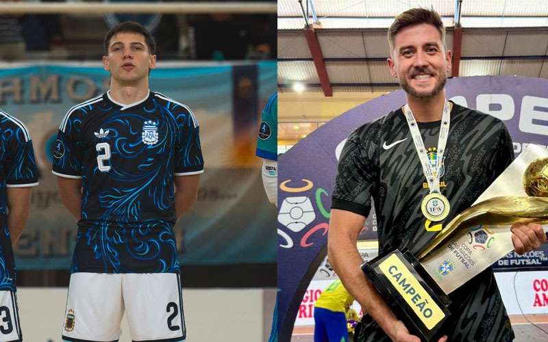 Power y Espindola, campeones con Argentina y Brasil